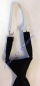 Preview: Krawatte schwarz, mit Emblem, mit Knoten und Gummiband, 100% Polyester